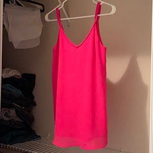Tank top. Bright pink